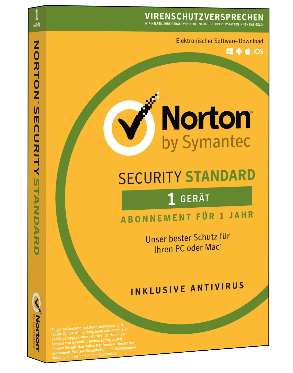Symantec 20163844 internet security 2016 retail 1user 1pc