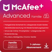 McAfee+ Advanced Family Security (6 Users - 1 Year) ESD