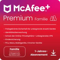 McAfee+ Premium Family Security (6 Users - 1 Year) ESD