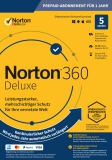 Norton 360 Deluxe (EU) 5 Geräte 1 Jahr 2023 inkl. 50GB WIN/MAC/Android ABO ESD
